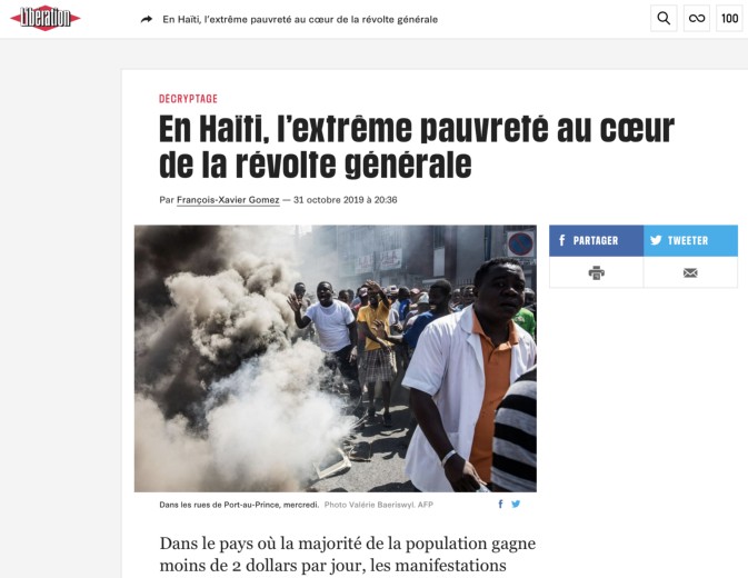 Libération, 31 octobre 2019